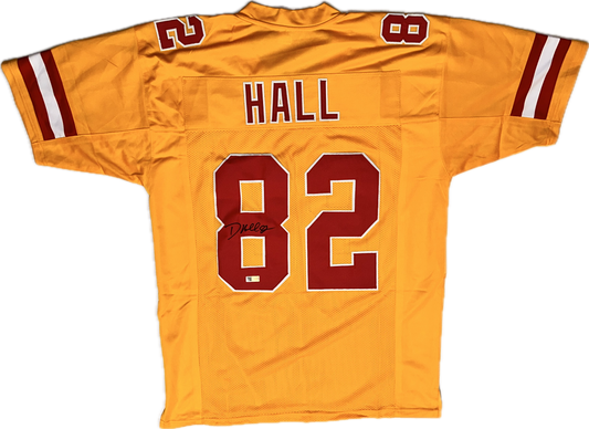 Dante Hall Custom Kansas City Autographed Football Jersey (PIA)