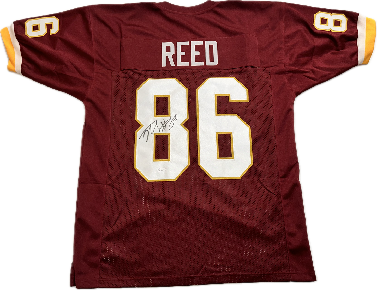 Jordan Reed Custom Washington Autographed Football Jersey (JSA)