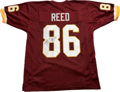 Jordan Reed Custom Washington Autographed Football Jersey (JSA)