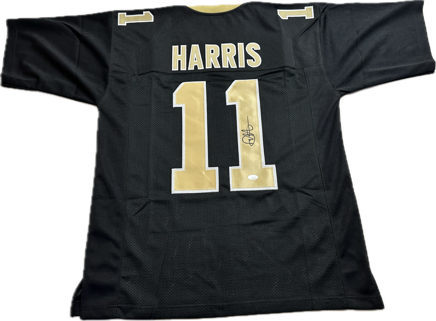 Deonte Harris Custom New Orleans Autographed Football Jersey (JSA)