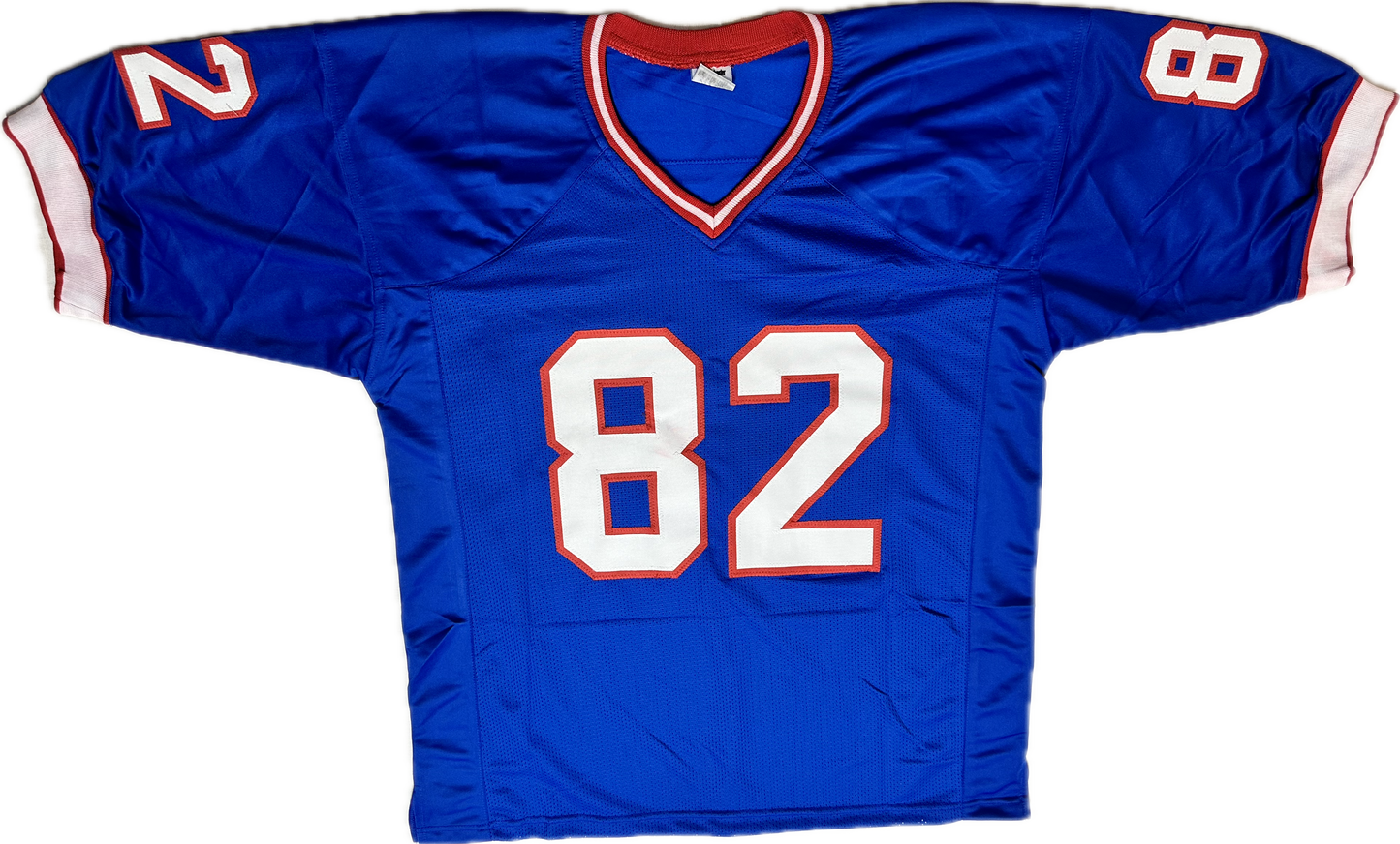 Don Beebe Custom Buffalo Autographed Football Jersey (JSA)