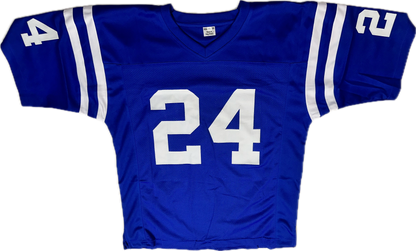 Lenny Moore Custom Indianapolis Autographed Football Jersey (JSA)