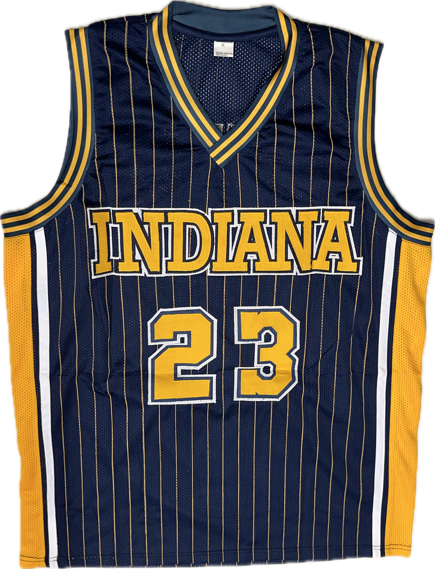 Ron Artest Autographed Indiana Custom Basketball Jersey (PIA/JSA)