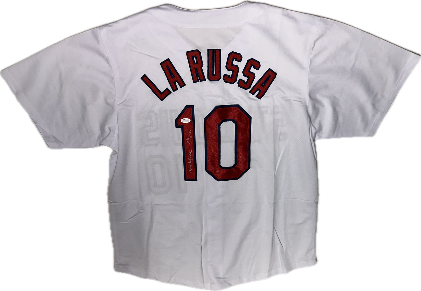 Tony LaRussa Signed Custom St. Louis Autographed Baseball Jersey (JSA)