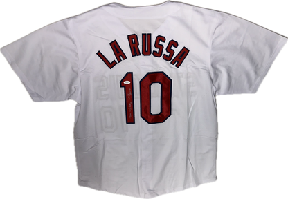 Tony LaRussa Signed Custom St. Louis Autographed Baseball Jersey (JSA)