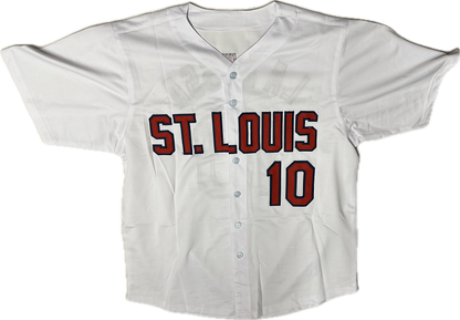 Tony LaRussa Signed Custom St. Louis Autographed Baseball Jersey (JSA)