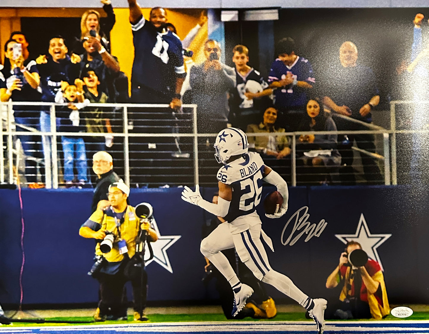 DaRon Bland Signed Dallas 16x20 Autographed Photo (PIA) Recod TD