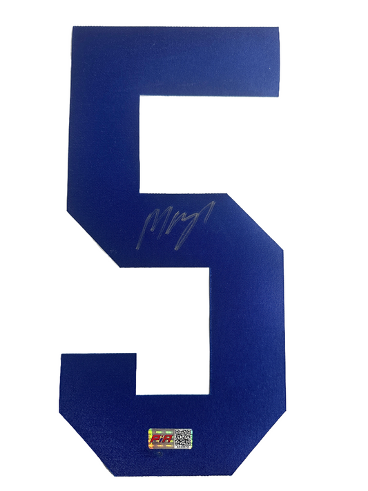 Mazi Smith Autographed Cowboys Blue Signed Tackle Twill Jersey NUMBER (PIA)