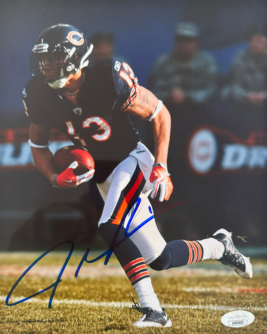 Johnny Knox Chicago Autographed Photo 8x10 JSA