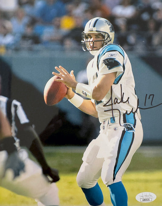 Jake Delhomme Carolina Autographed Photo 8x10 JSA