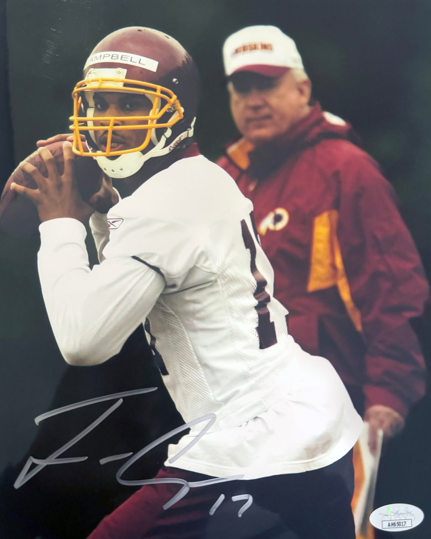 Jason Campbell Washington Autographed Photo 8x10 JSA