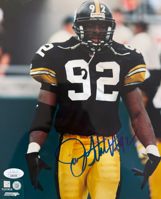 Jason Gildon Pittsburgh Autographed Photo 8x10 JSA