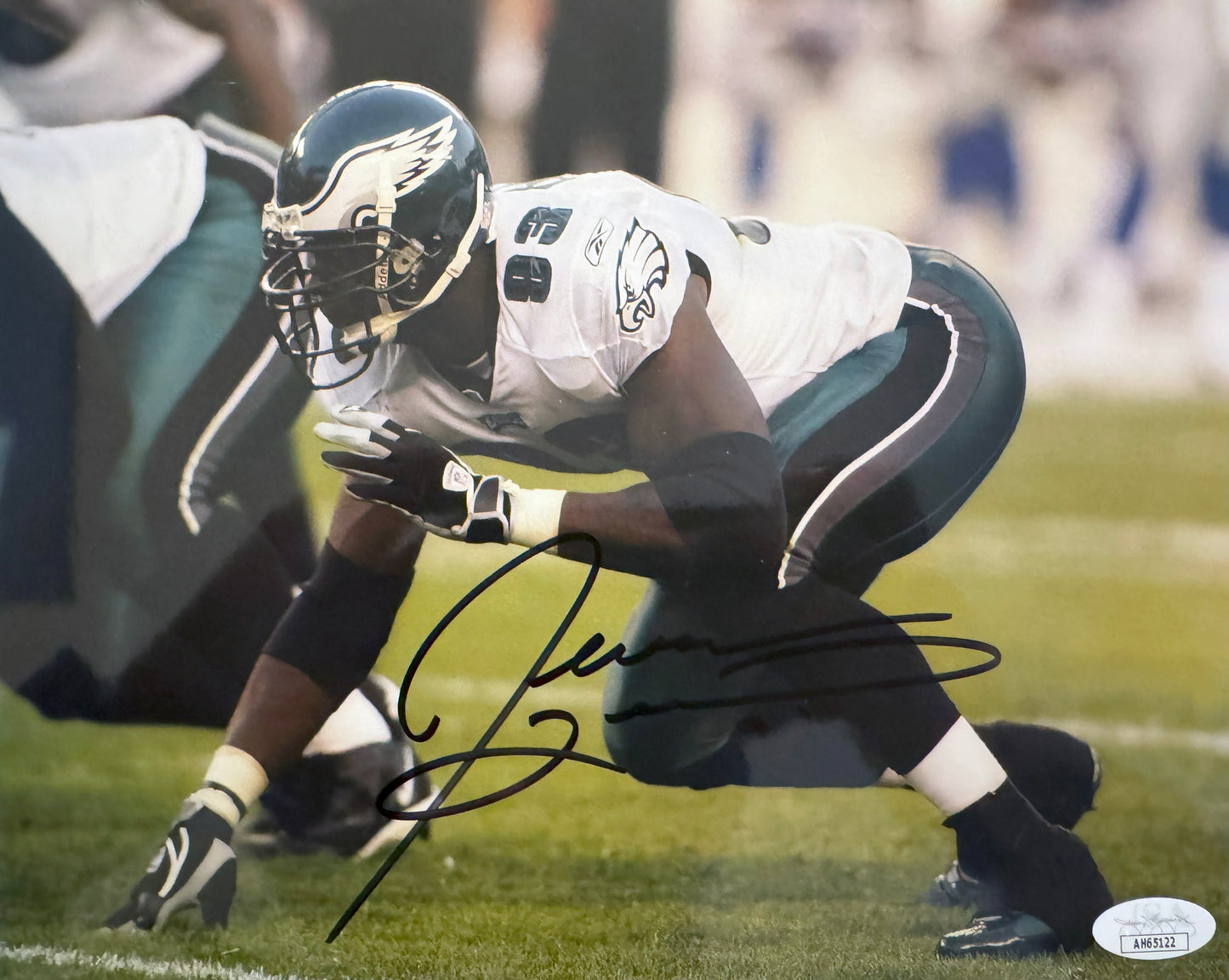 Jevon Kearse Philadelphia Autographed Photo 8x10 JSA