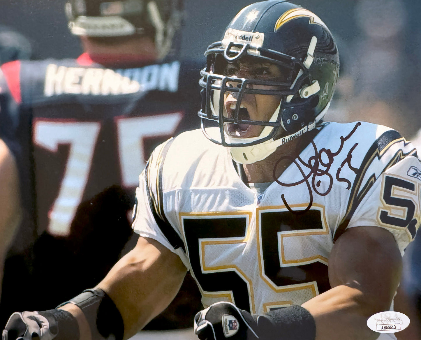 Junior Seau San Diego Autographed Photo 8x10 JSA