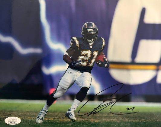 Ladainian Tomlinson San Diego Los Angeles Autographed Photo 8x10 JSA