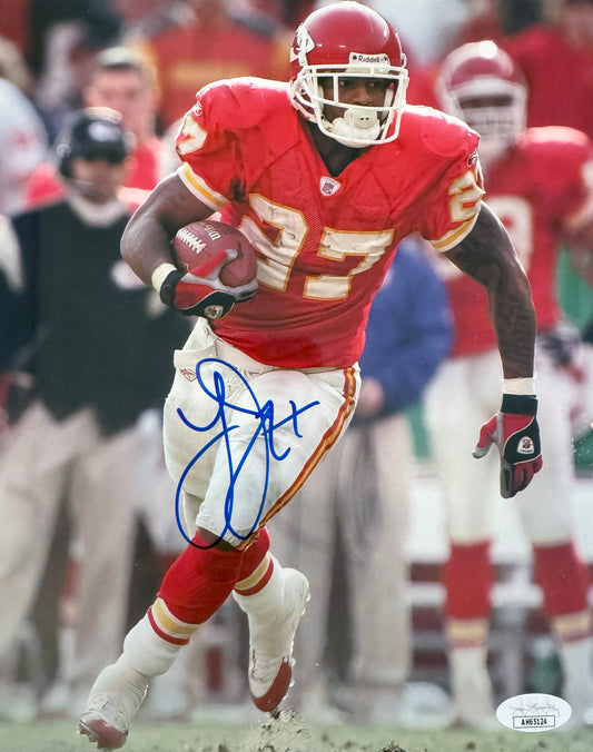 Larry Johnson Kansas City Autographed Photo 8x10 JSA