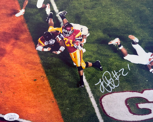 LenDale White USC Autographed Photo 8x10 PIA