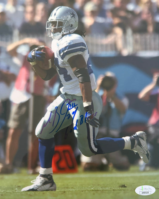 Marion Barber Autographed Photo 8x10 JSA God Bless