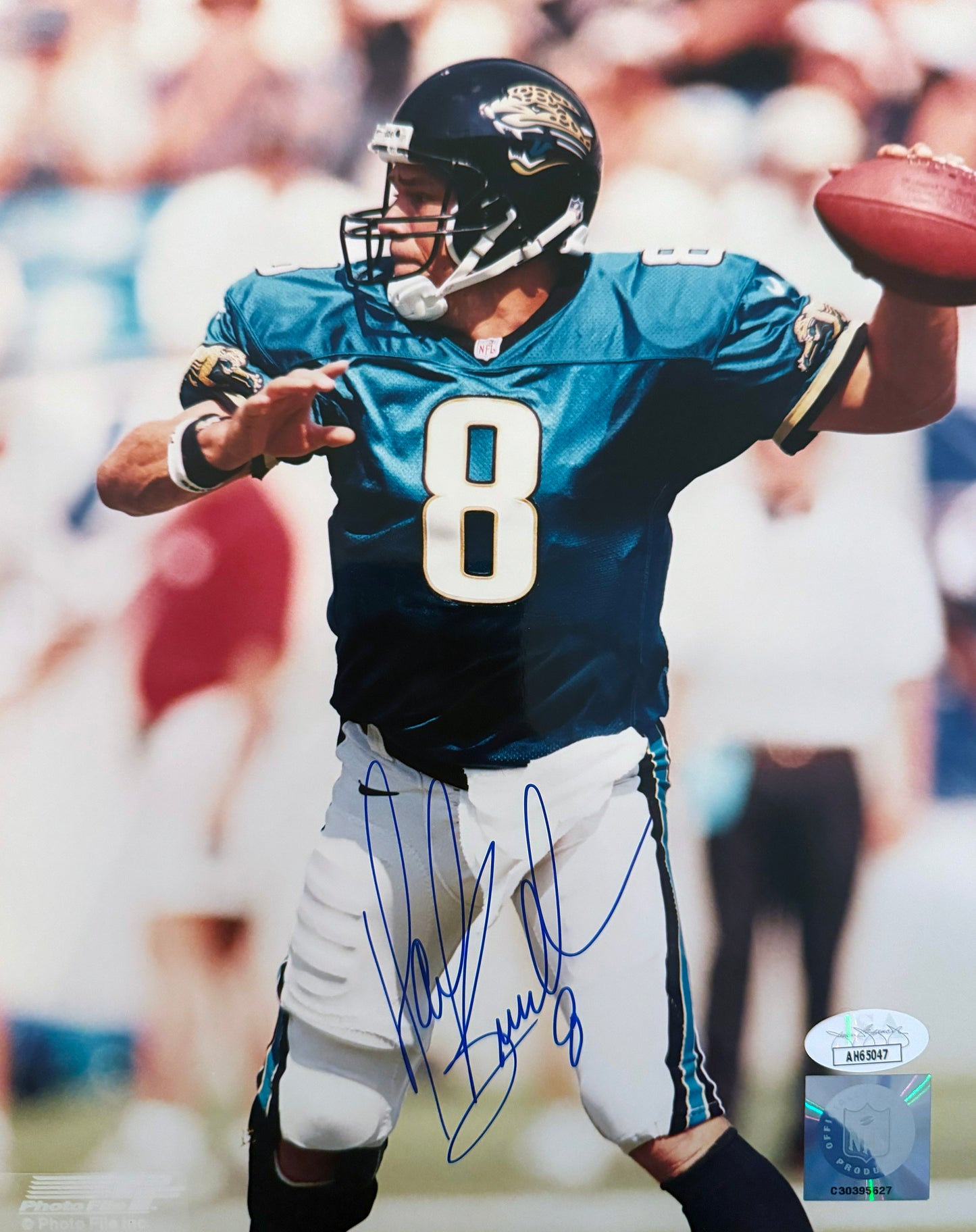 Mark Brunell Jacksonville Autographed Photo 8x10 JSA