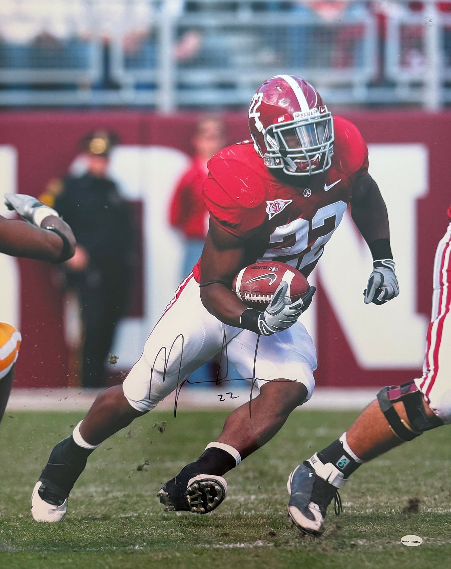 Mark Ingram Signed 16x20 Alabama Autographed Photograph Player Holo