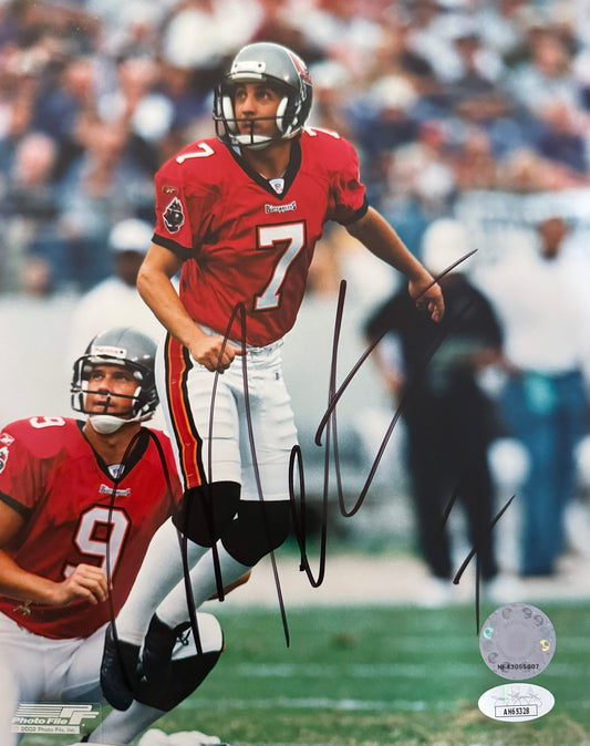 Martin Gramatica Tampa Bay Autographed Photo 8x10 JSA