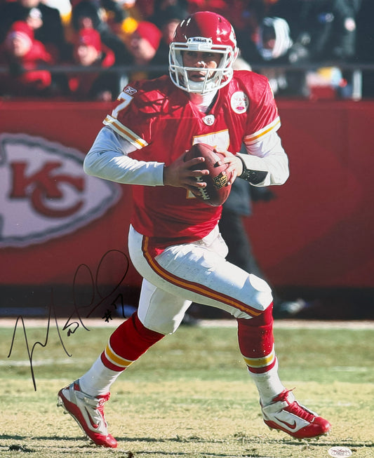 Matt Cassel Signed 16x20 Kansas City Chief Autographed Photograph JSA