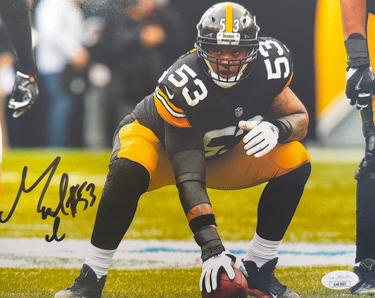 Maurkice Pouncey Pittsburgh Autographed Photo 8x10 JSA