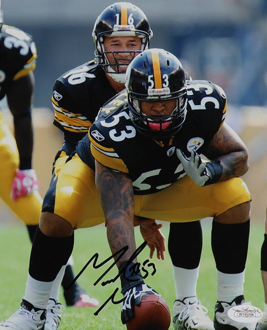 Maurkice Pouncey Pittsburgh Autographed Photo 8x10 JSA