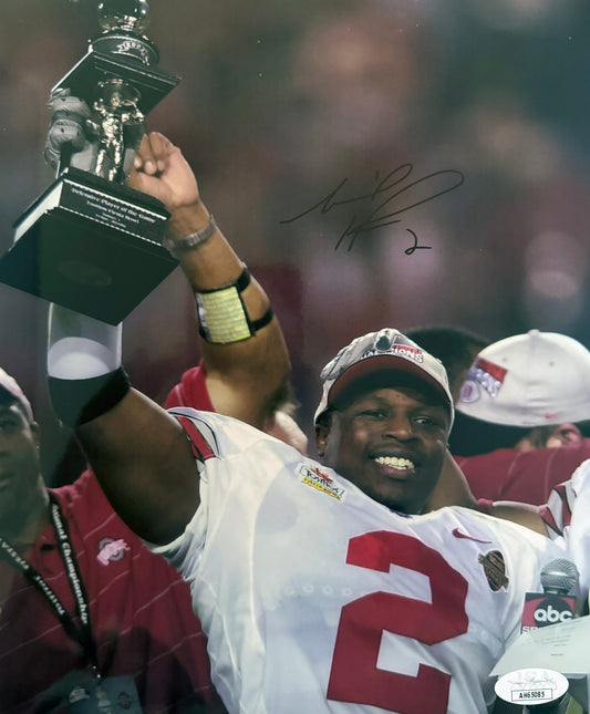 Mike Doss Ohio State Autographed Photo 8x10 JSA