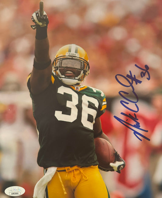 Nick Collins Green Bay Autographed Photo 8x10 JSA