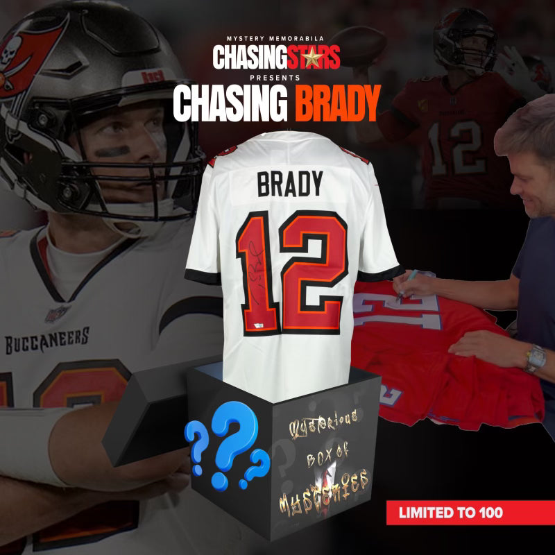 Chasing Tom Brady Autograph Jersey Platinum Mystery Box