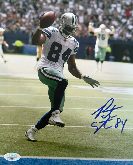 Patrick Crayton Dallas Autographed Photo 8x10 JSA