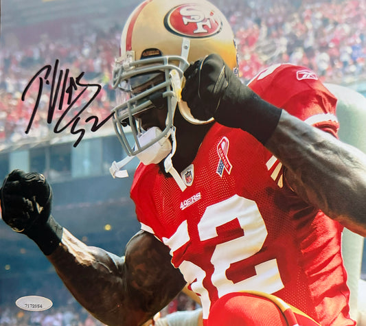 Patrick Willis San Francisco Autographed Photo 8x10 JSA