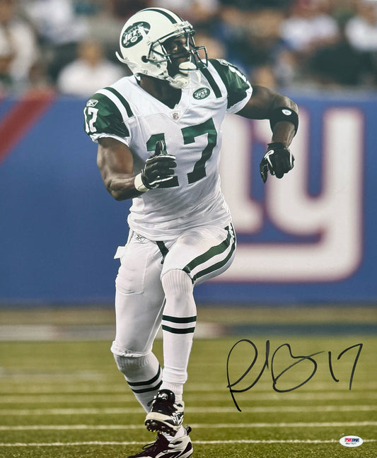 Plaxico Burress Jets Signed 16x20 New York Autographed PSA