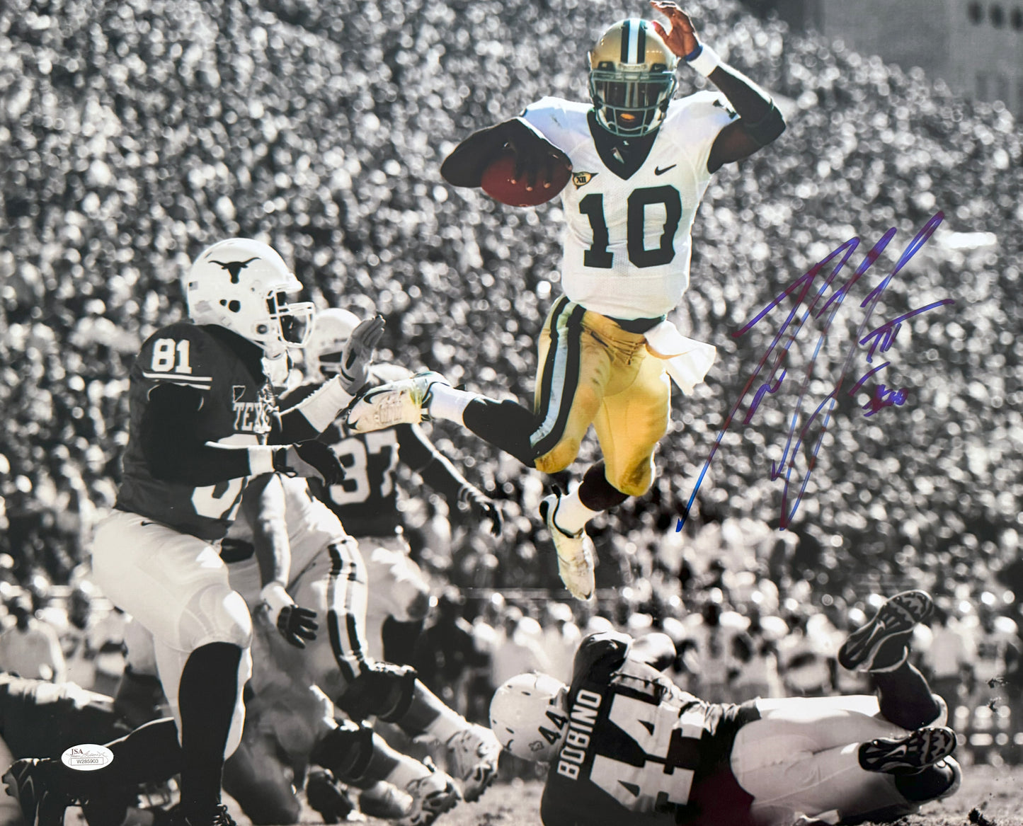 Robert Griffin Signed 16x20 Baylor Autographed Photograph JSA