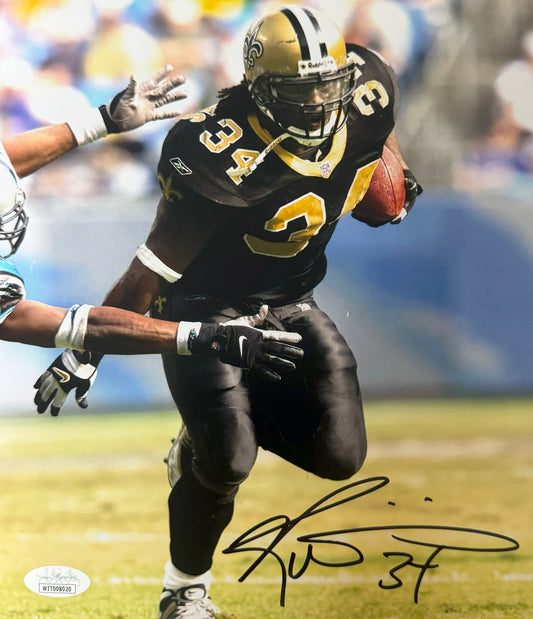 Ricky Williams New Orleans Autographed Photo 8x10 JSA