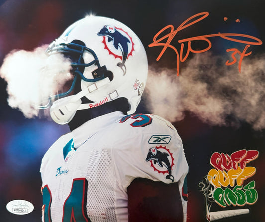 Ricky Williams Miami Autographed Photo 8x10 JSA