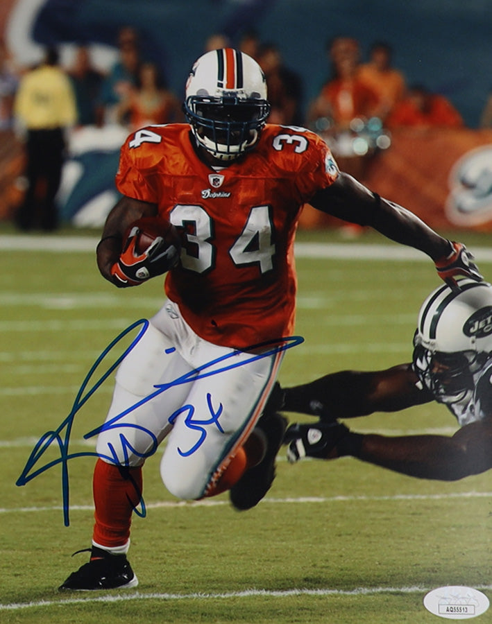 Ricky Williams Miami Autographed Photo 8x10 JSA