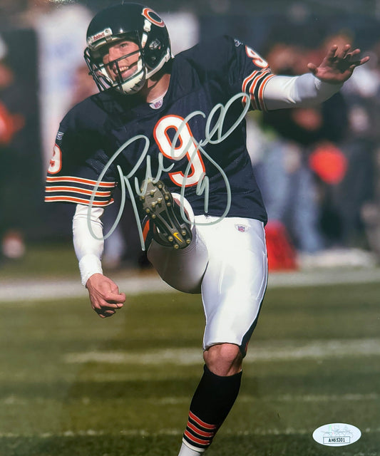 Robbie Gould Chicago Autographed Photo 8x10 JSA