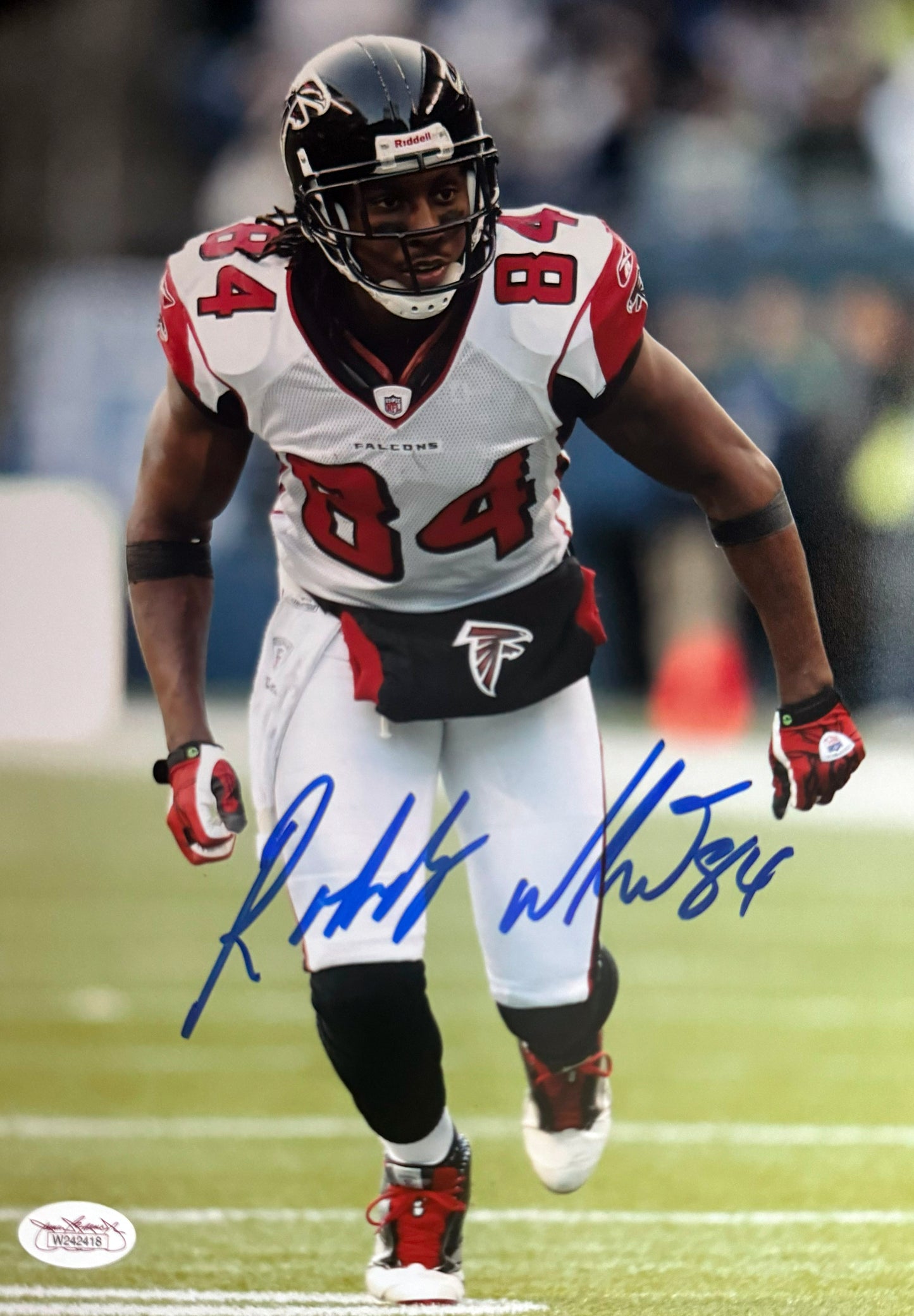 Rodney White Atlanta Autographed Photo 8x10 JSA