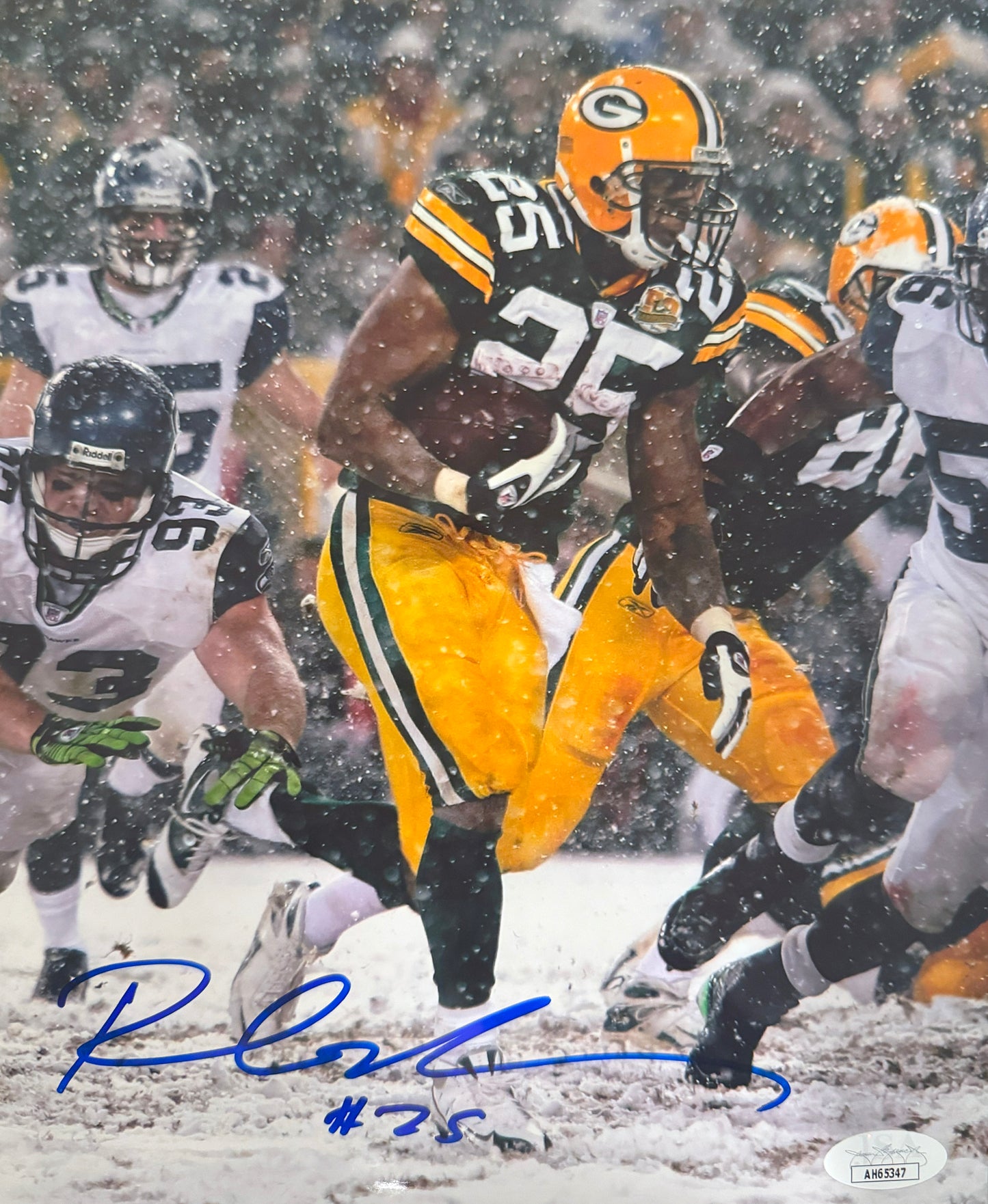 Ryan Grant Green Bay Autographed Photo 8x10 JSA