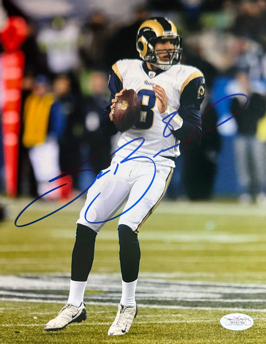 Sam Bradford St. Louis Los Angeles Autographed Photo 8x10 JSA