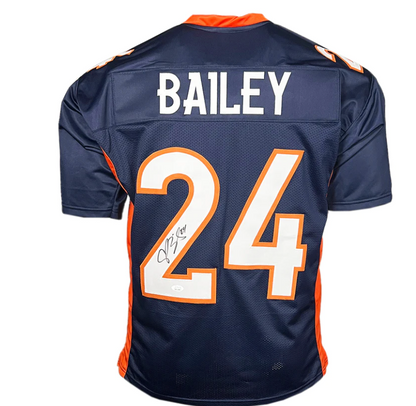 Champ Bailey Signed Denver Blue Football Jersey (JSA)