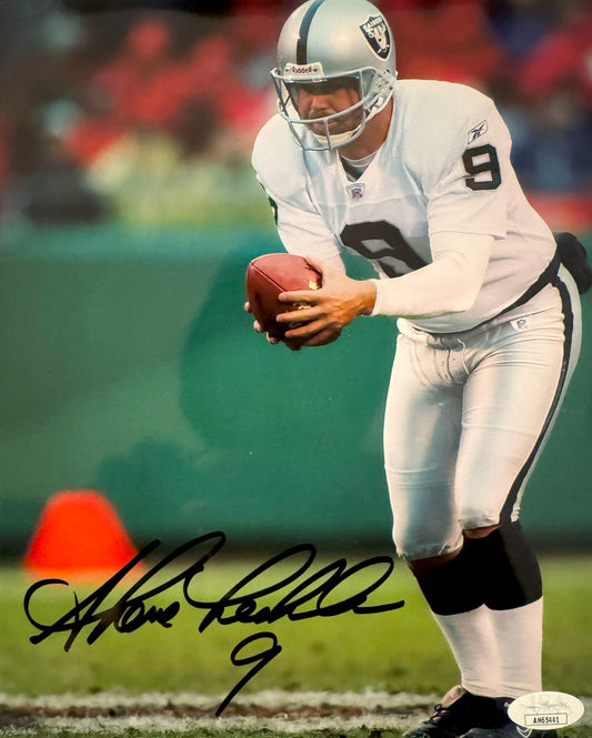 Sebastian Janikowski Las Vegas Autographed Photo 8x10 JSA