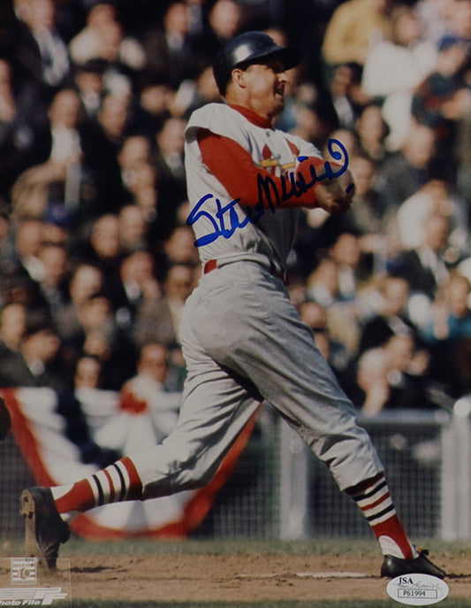 Stan Musial Louisville Autographed Photo 8x10 JSA