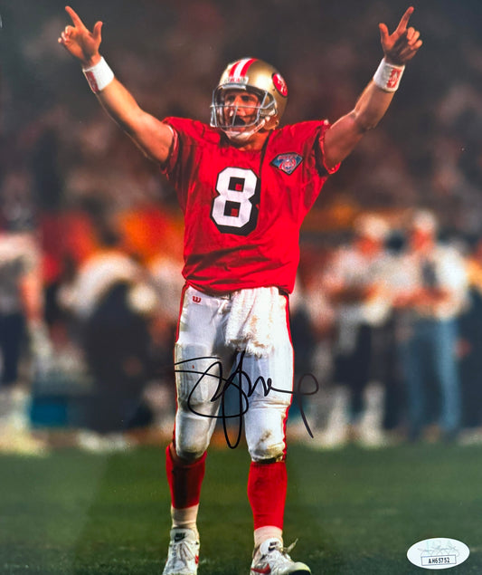 Steve Young San Francisco Autographed Photo 8x10 JSA