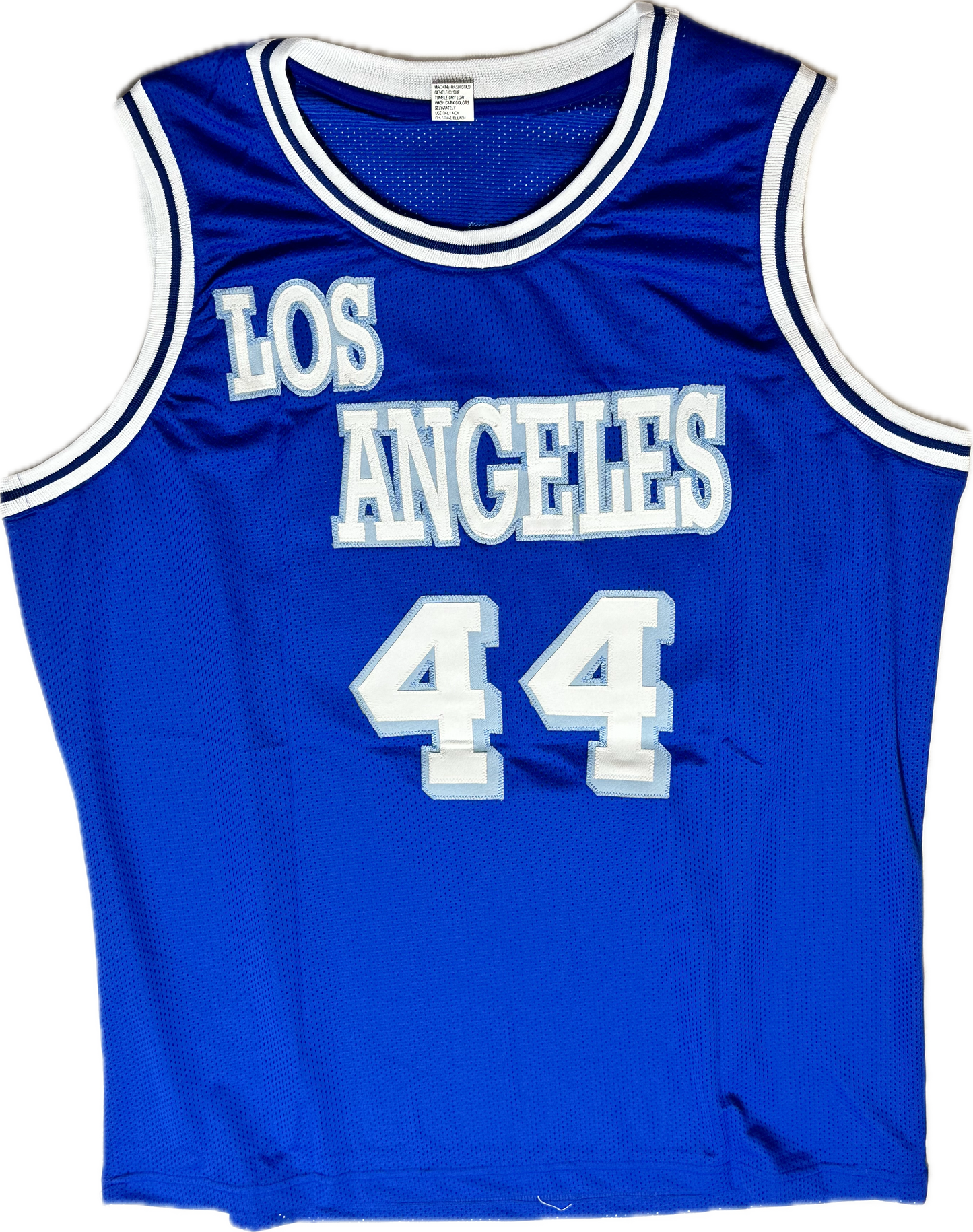 Jerry West Autographed Los Angeles Custom Basketball Jersey (JSA)