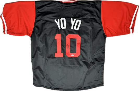 Yoan Moncada “yoyo"  Signed Custom Clevland Autographed Baseball Jersey (JSA)