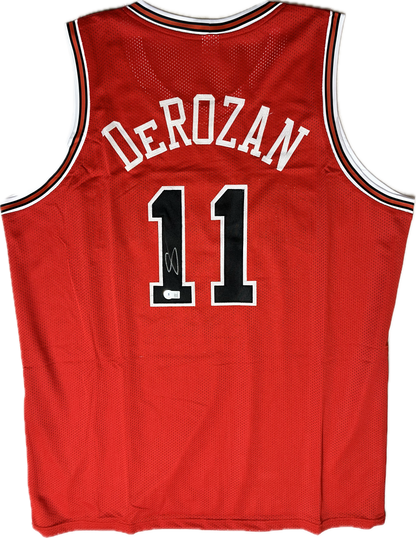 DeMar DeRozan Autographed Chicago Custom Basketball Jersey (JSA)