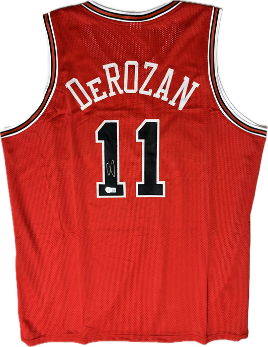 DeMar DeRozan Autographed Chicago Custom Basketball Jersey (JSA)